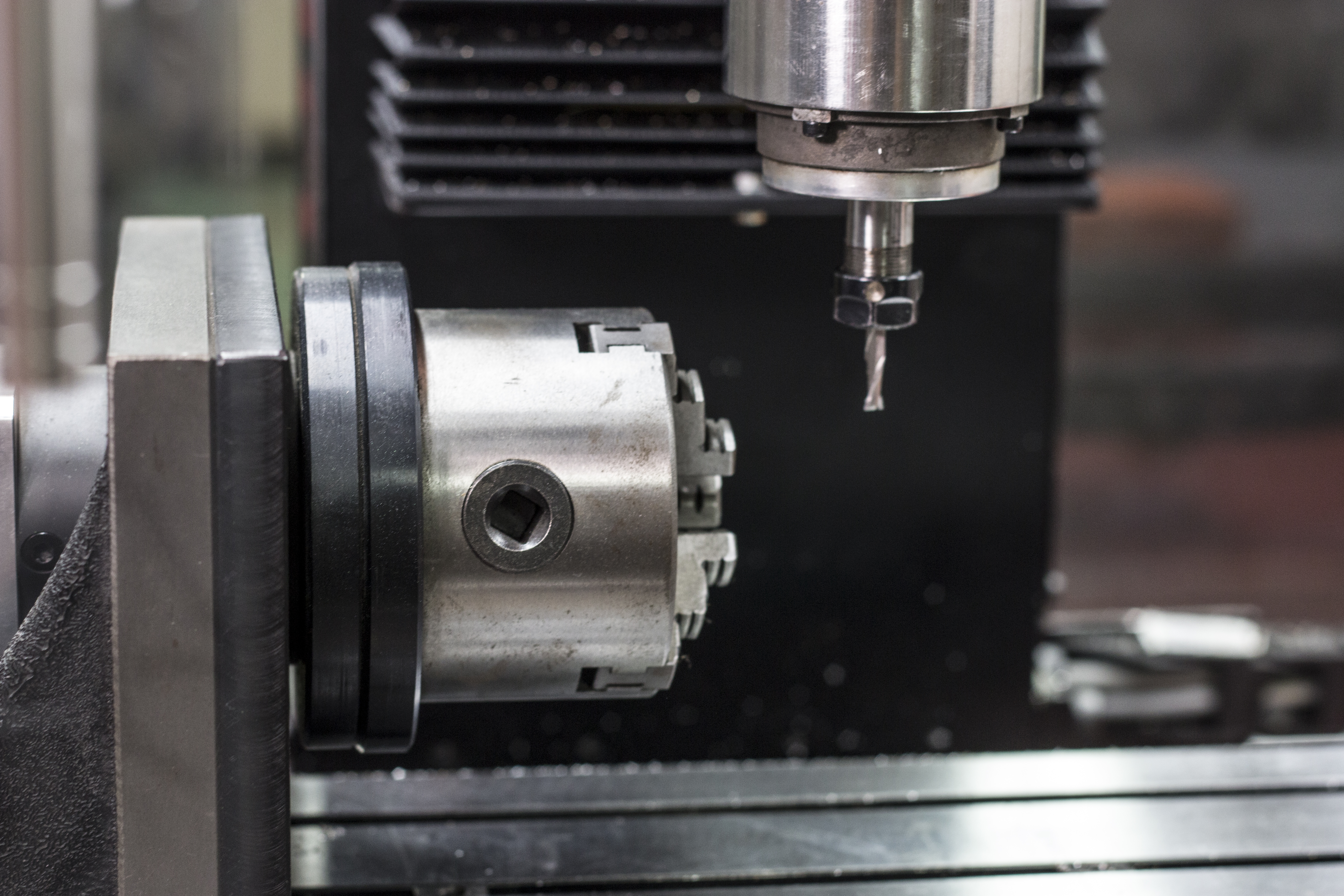 Quarto Eixo Rotativo de Precisão para Divisão em CNC