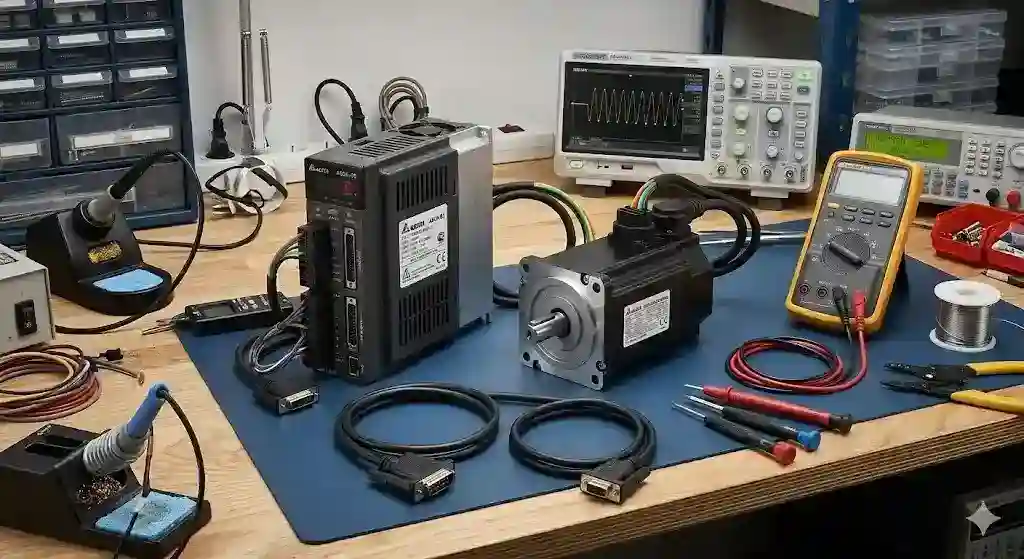 Sistema Completo Servo Motor e Drive ASDA-B3 Delta